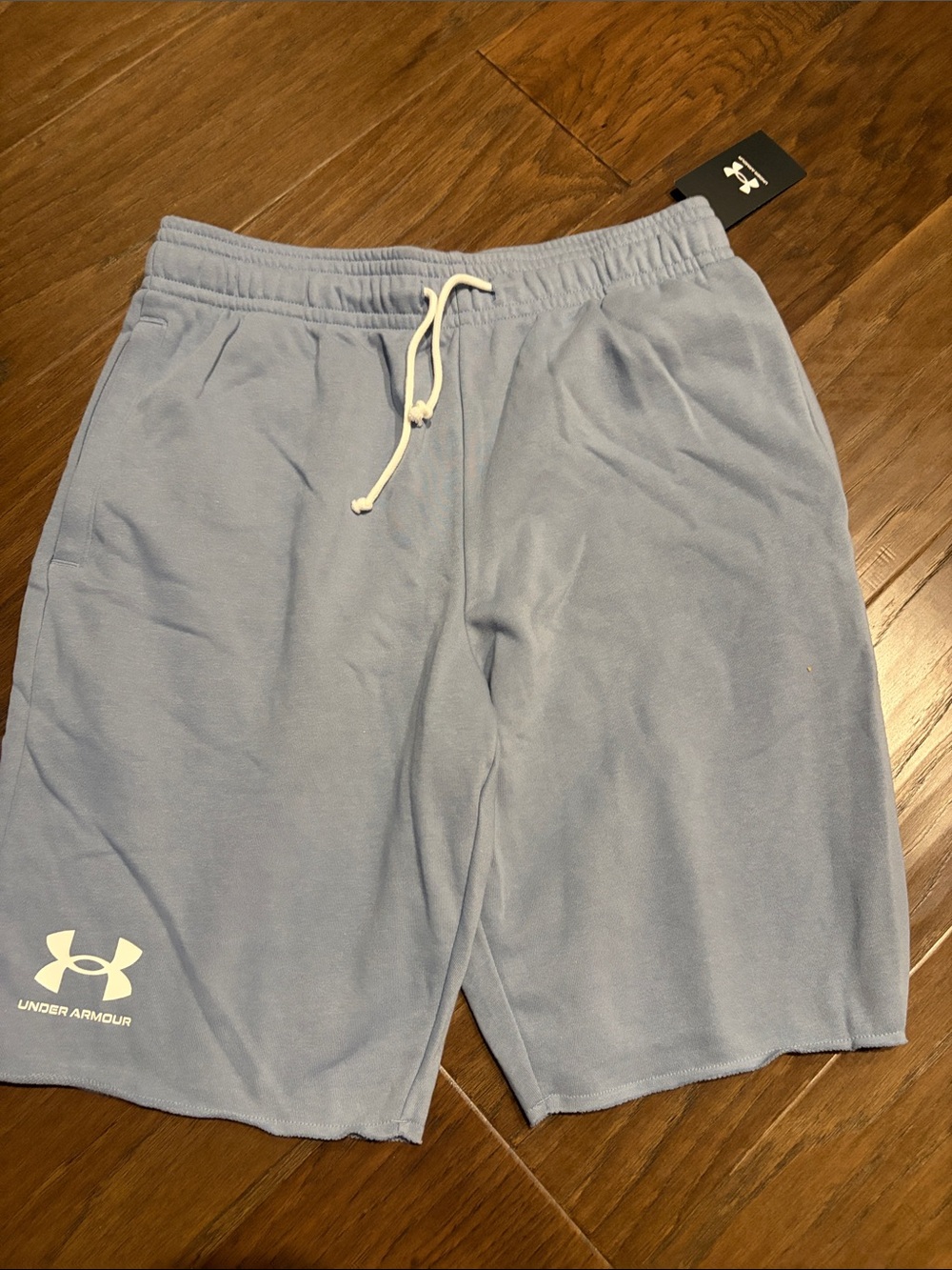 Under Armour Men's Pale Blue Athletic Fleece Shorts